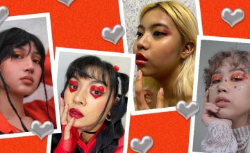 I’m letting my eye makeup be strong for me this year