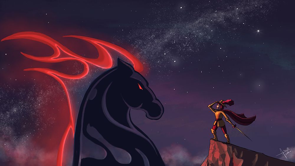 One Artist Reimagined The NBA Playoffs In An Epic Way